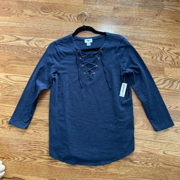 Old Navy Tops - Old Navy Lace Up Top, Size M